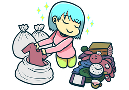 part withのイラスト